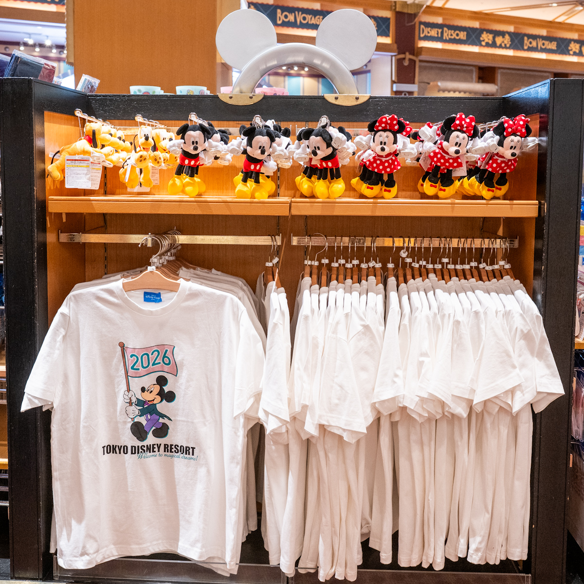 2026年デザイン！東京ディズニーランド「ミッキーマウス」Tシャツ・お