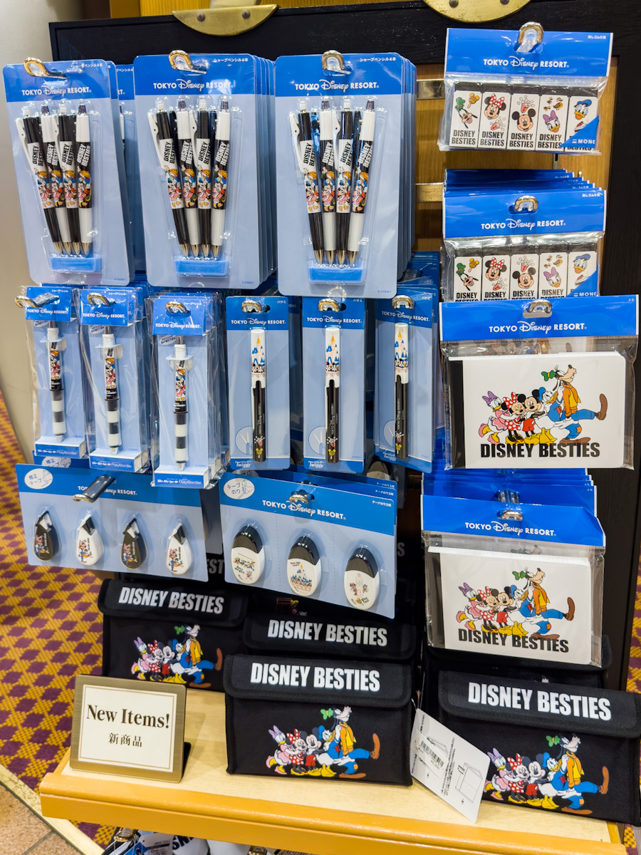 アイデア文具が勢揃い！東京ディズニーランド DISNEY BESTIES