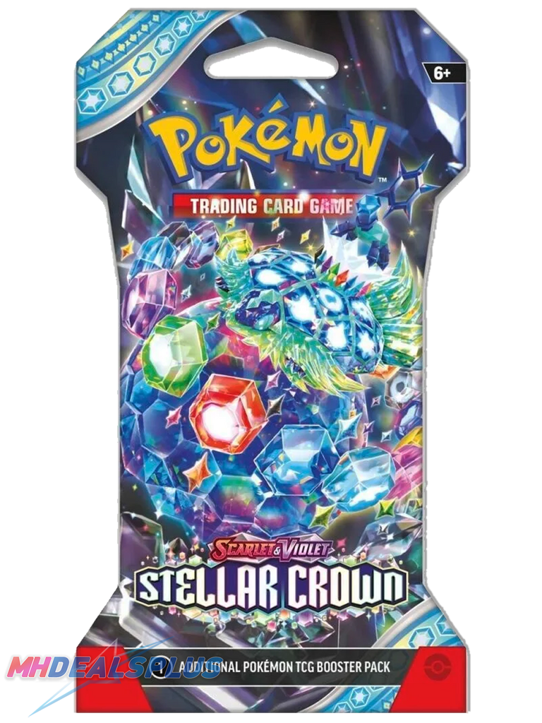 Pokemon Stellar Crown Sleeved Booster Pack – MHDEALSPLUS