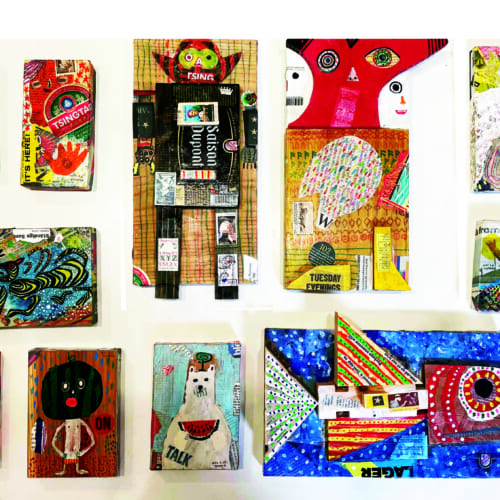 終了しました】廃材を使ったアート作品展～画家多屋光孫のコラージュの