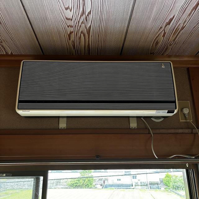 20年以上前のナショナル製エアコンを、三菱 霧ヶ峰に取替えました