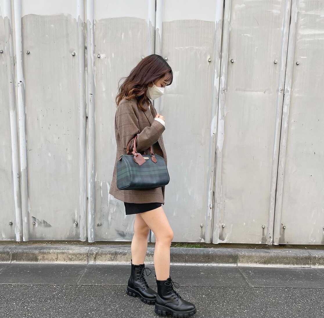ポロラルフローレン ハンドバッグ ミニボストン レザー PVC グリーン