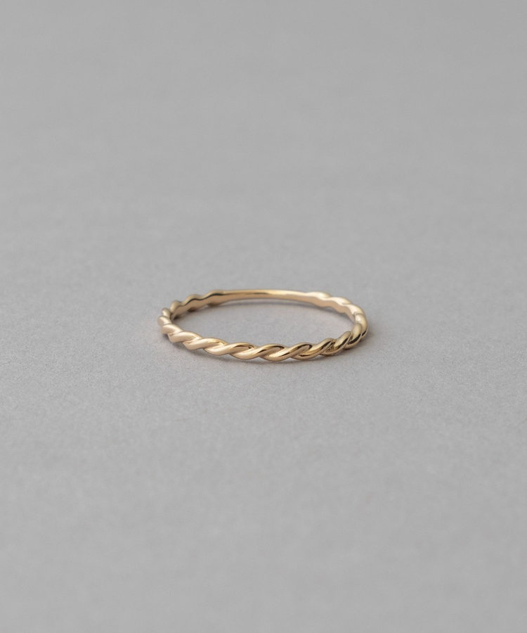 レイヤード] K10YG ツイスト リング（710974） ｜ women（ウィメンズ