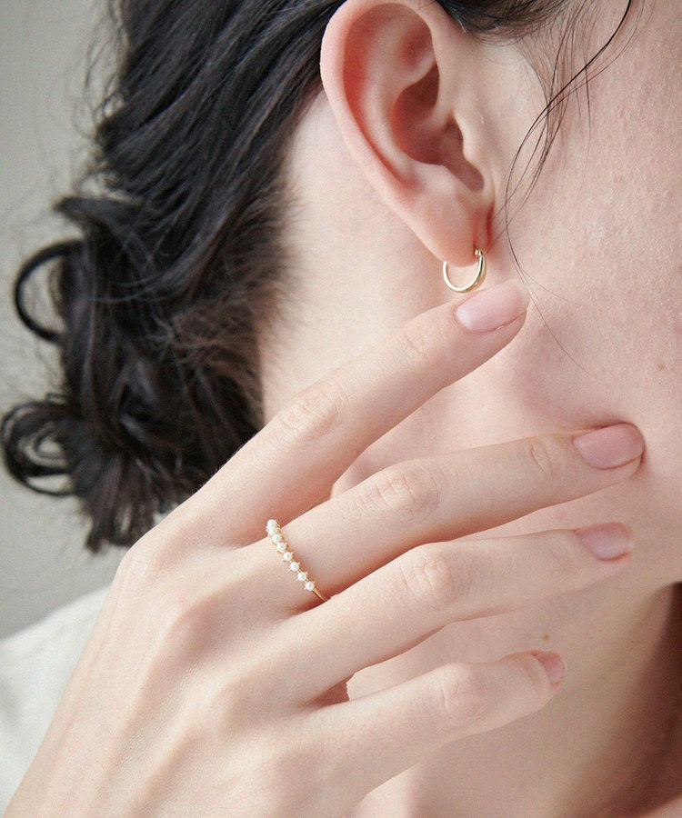 レイヤード] K10YG パール リング（721179） ｜ women（ウィメンズ