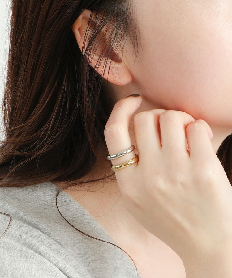 レイヤード コンビカラー フォークリング（019338） ｜ women