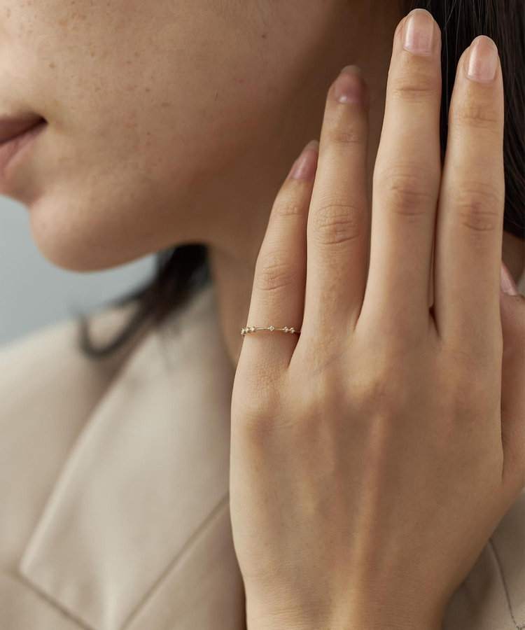 K10YG ピンキーリング ダイヤモンド（032525） ｜ women（ウィメンズ