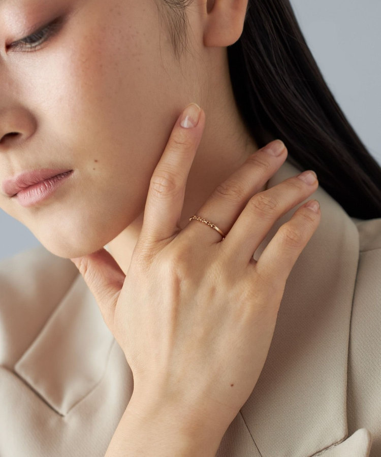 レイヤー] K10YG リング オレンジサファイア（032539） ｜ women