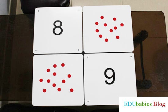 How to teach math using Glenn Doman red dot cards? | by Thái
