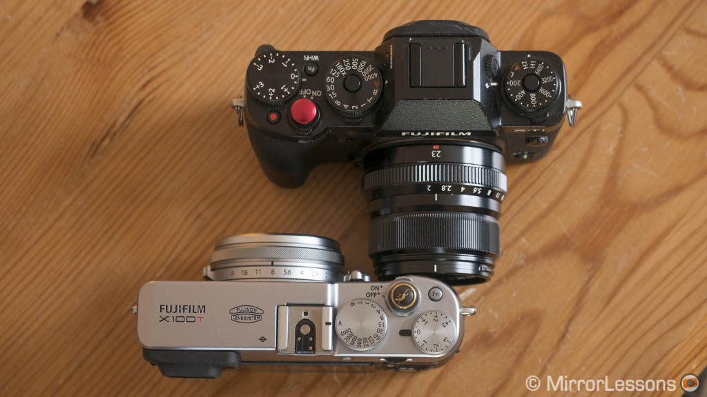 Fujifilm X100T vs. XF 23mm f2 - Apples vs. oranges - Mirrorless