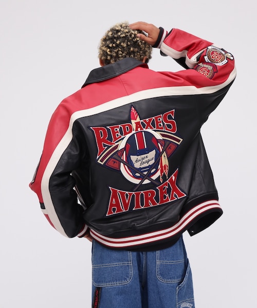 VARSITY JACKET RED AXES ／ バーシティジャケット レッドアクシズ