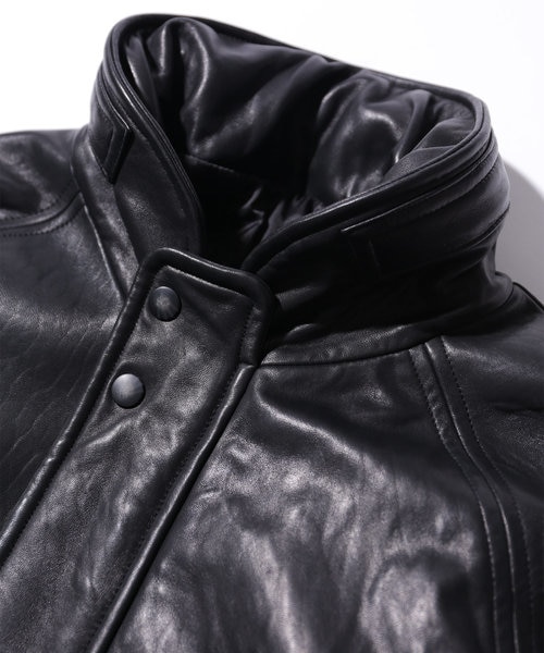 NAUTICA / ノーティカ LEATHER BLOUSON / レザーブルゾン / ラムレザー