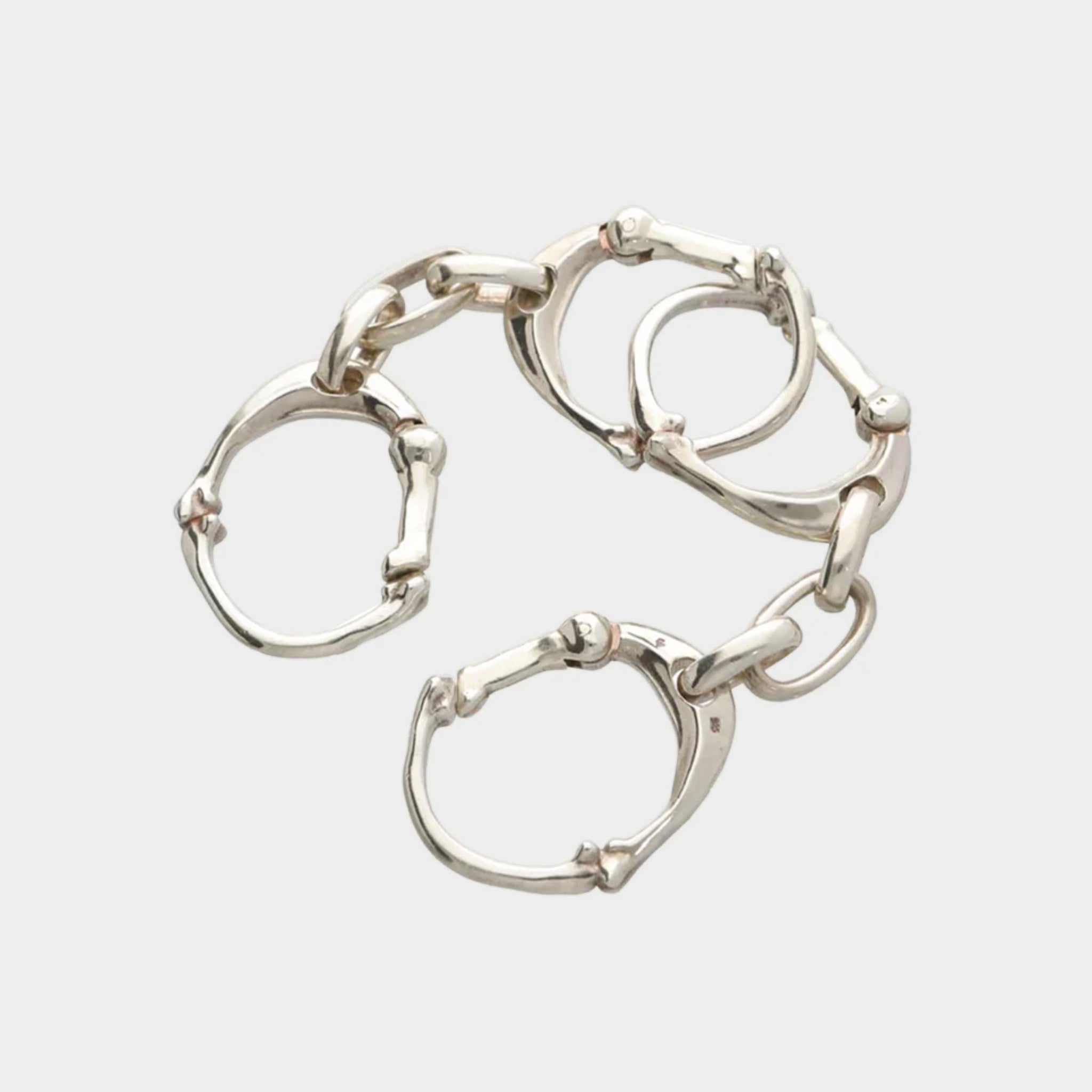 TAKAHIROMIYASHITA TheSoloist.】Bone Shaped Carabiner Bracelet.-L