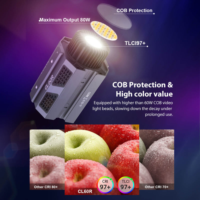 Full Color RGB Video Light COLBOR CL60R | Moman