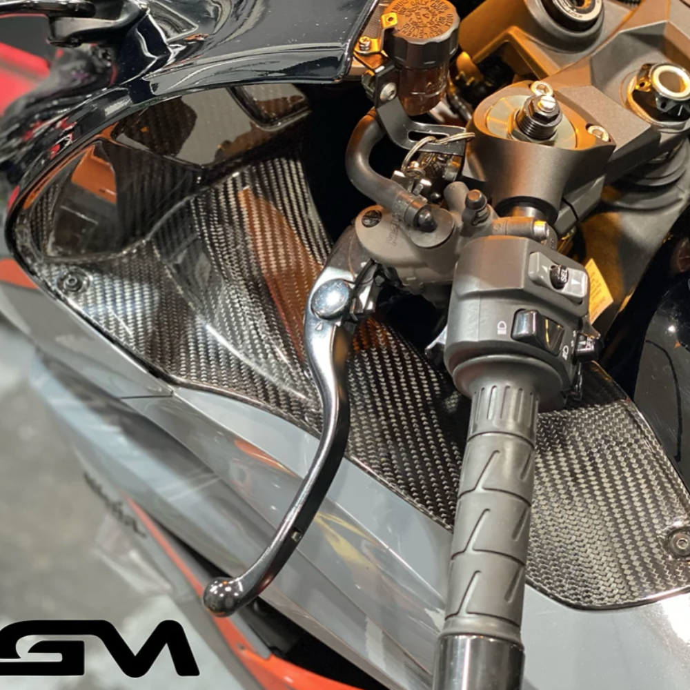 AGM ZX14R Carbon Fiber Ram Air / Dash Panels - Montgomery Motorsports