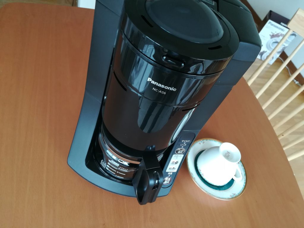 開封レビューその2 パナソニックNC-A56沸騰浄水コーヒーメーカー