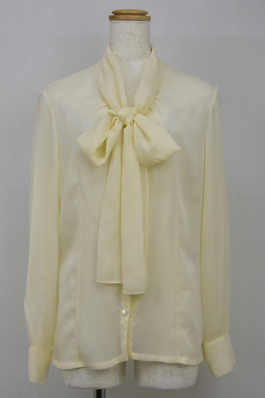 新品・未使用）ランバン（LANVIN）ボウタイブラウス | MONA Due Vintage