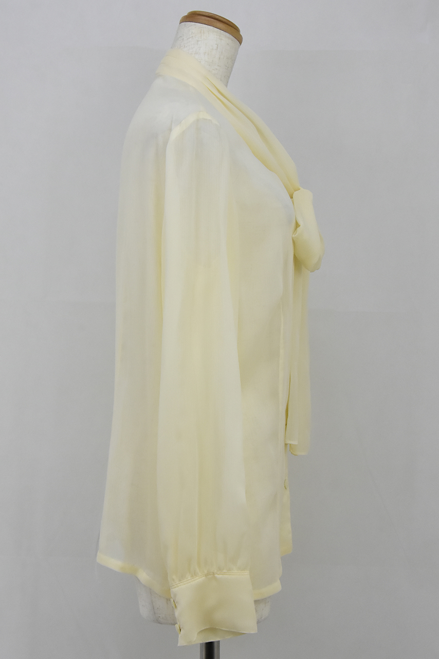 新品・未使用）ランバン（LANVIN）ボウタイブラウス | MONA Due Vintage