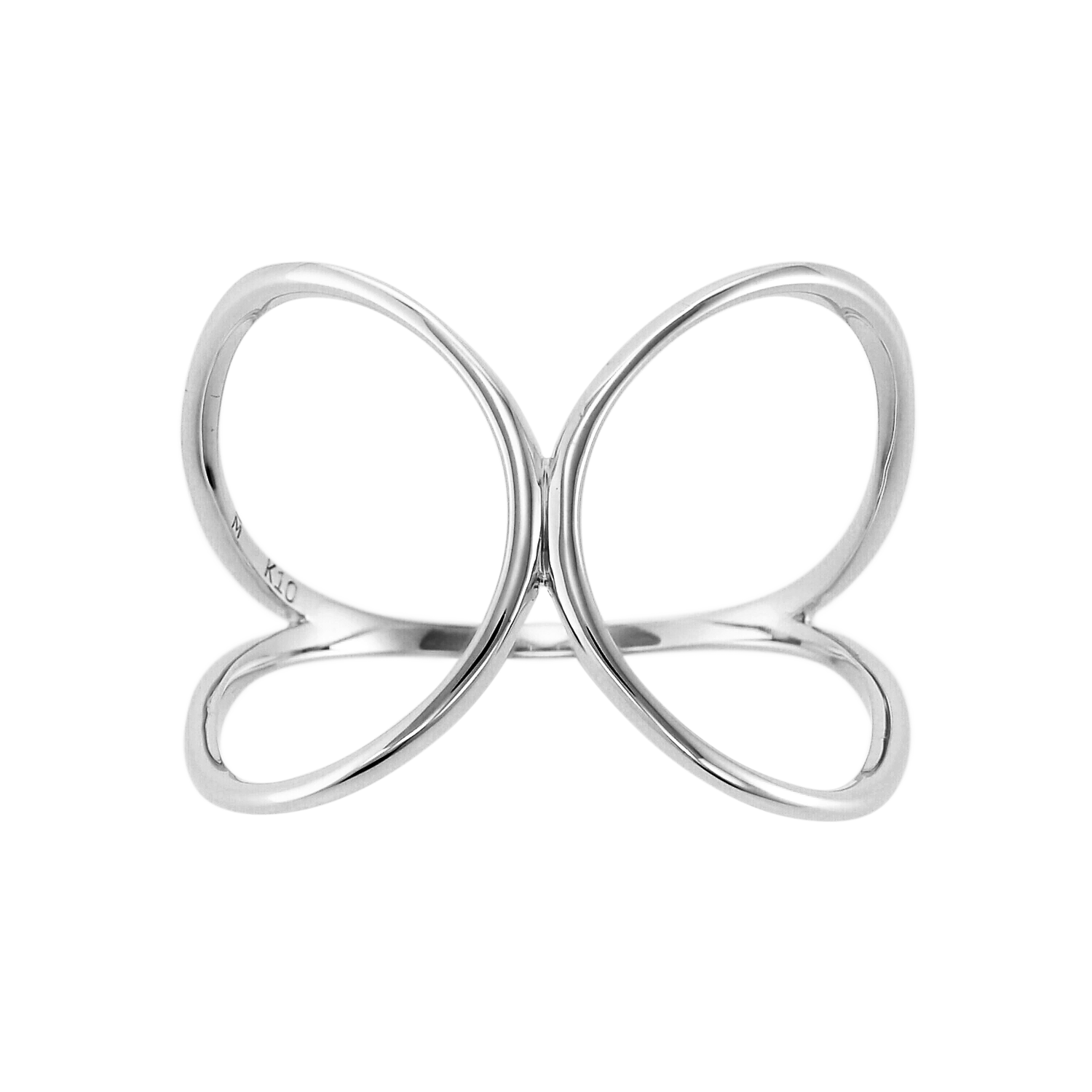 K10リング ダブルハート｜MONATELIER（モナトリエ）公式｜K10 一粒