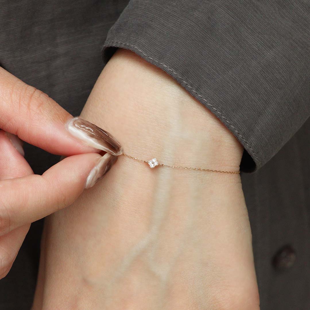 K10ブレスレット ダレル ダイヤ｜MONATELIER（モナトリエ）公式｜K10