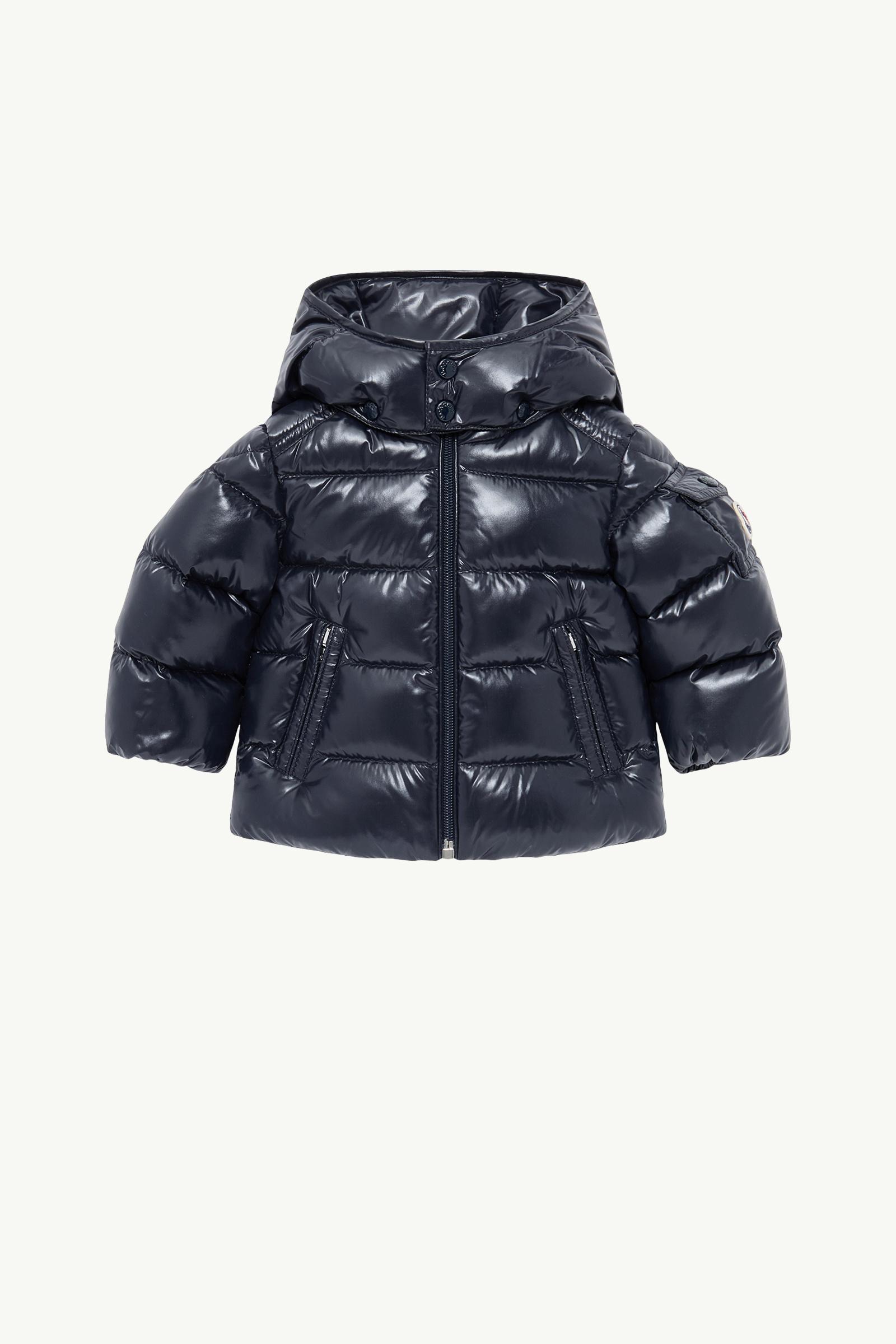 ネイビーブルー Moncler Maya Baby ダウンジャケット : アウター 向け