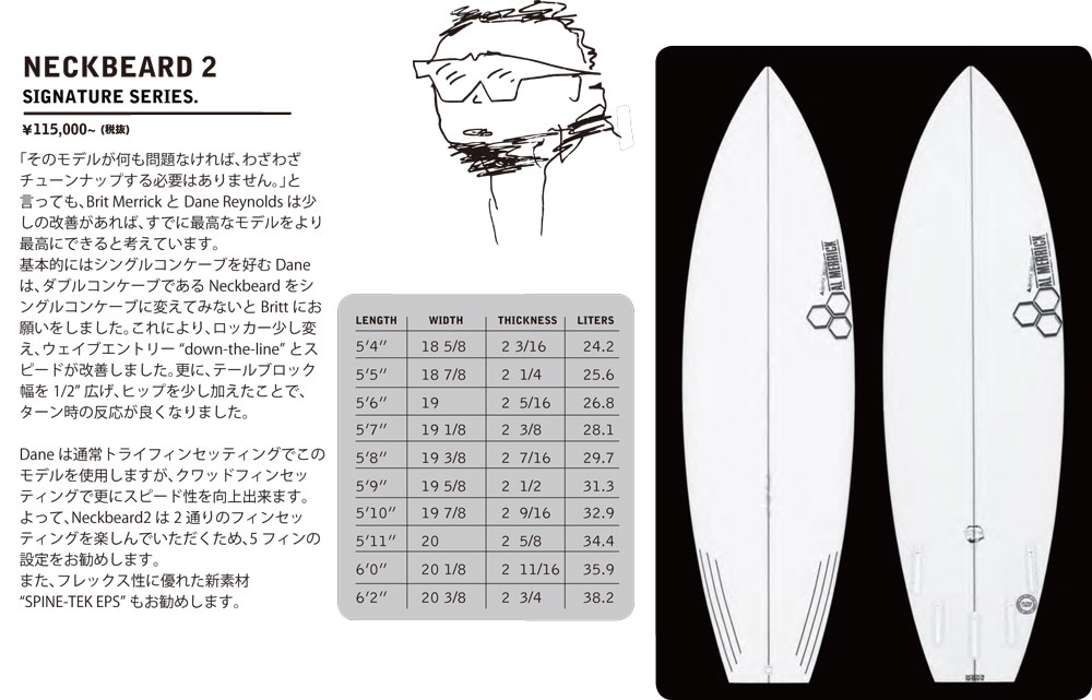 ネックビアード2特別価格販売 | MOANA COASTAL SERVICE