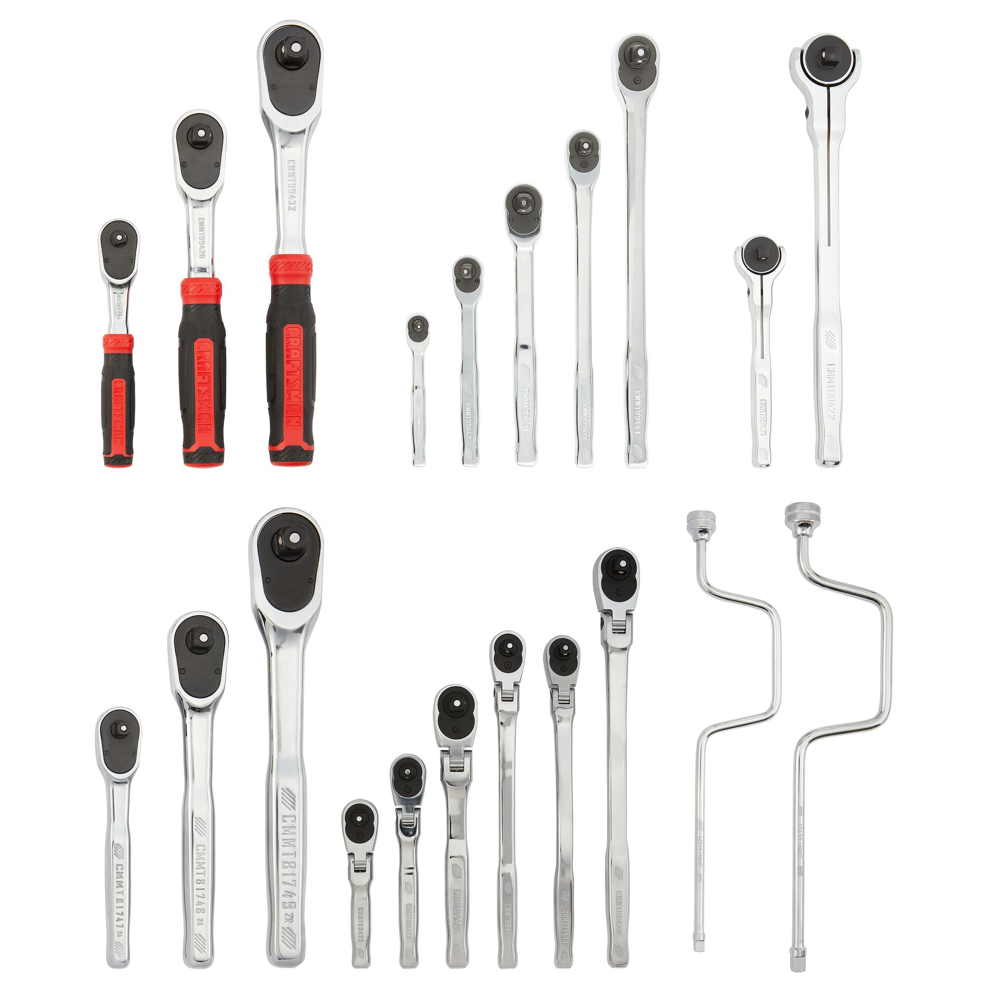 CRAFTSMAN 24-Piece 72-Tooth Set Drive Mixed Handle Flexible Head
