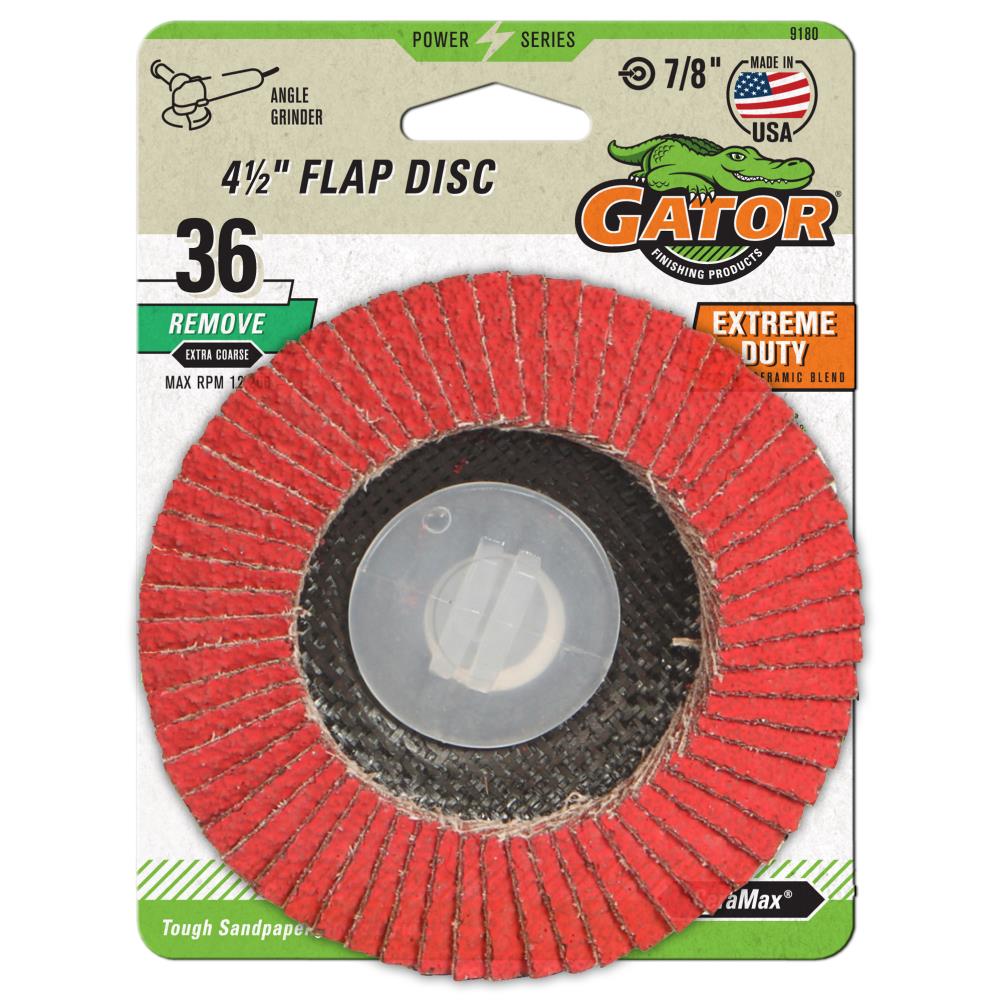 Gator Ceramic Alumina 36-Grit Disc Sandpaper 9180 at Lowes.com