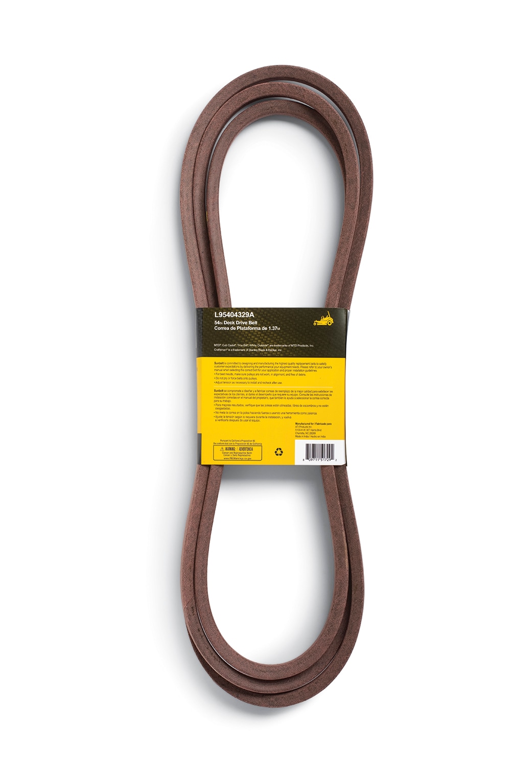 Sunbelt 5/8-in x 148.25-in Deck/Drive Belt, for 54-in Zero-turn