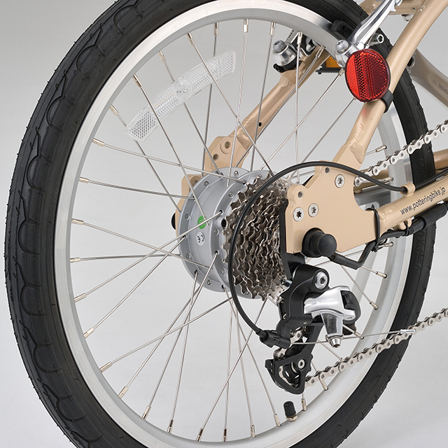 DE01 - 電動アシスト自転車デイトナモビリティ（シャンパンゴールド