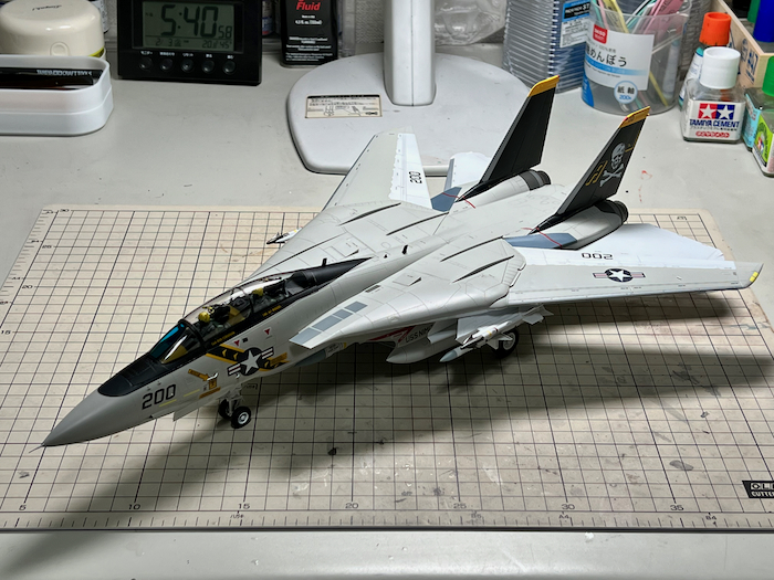 タミヤ・グラマン F-14A トムキャット 1/48の製作記13【完成