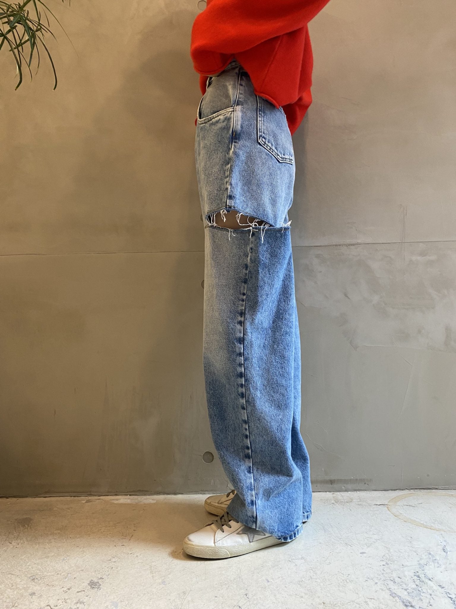 スラッシュディテールデニムパンツ｜MAISON MARGIELA（メゾン