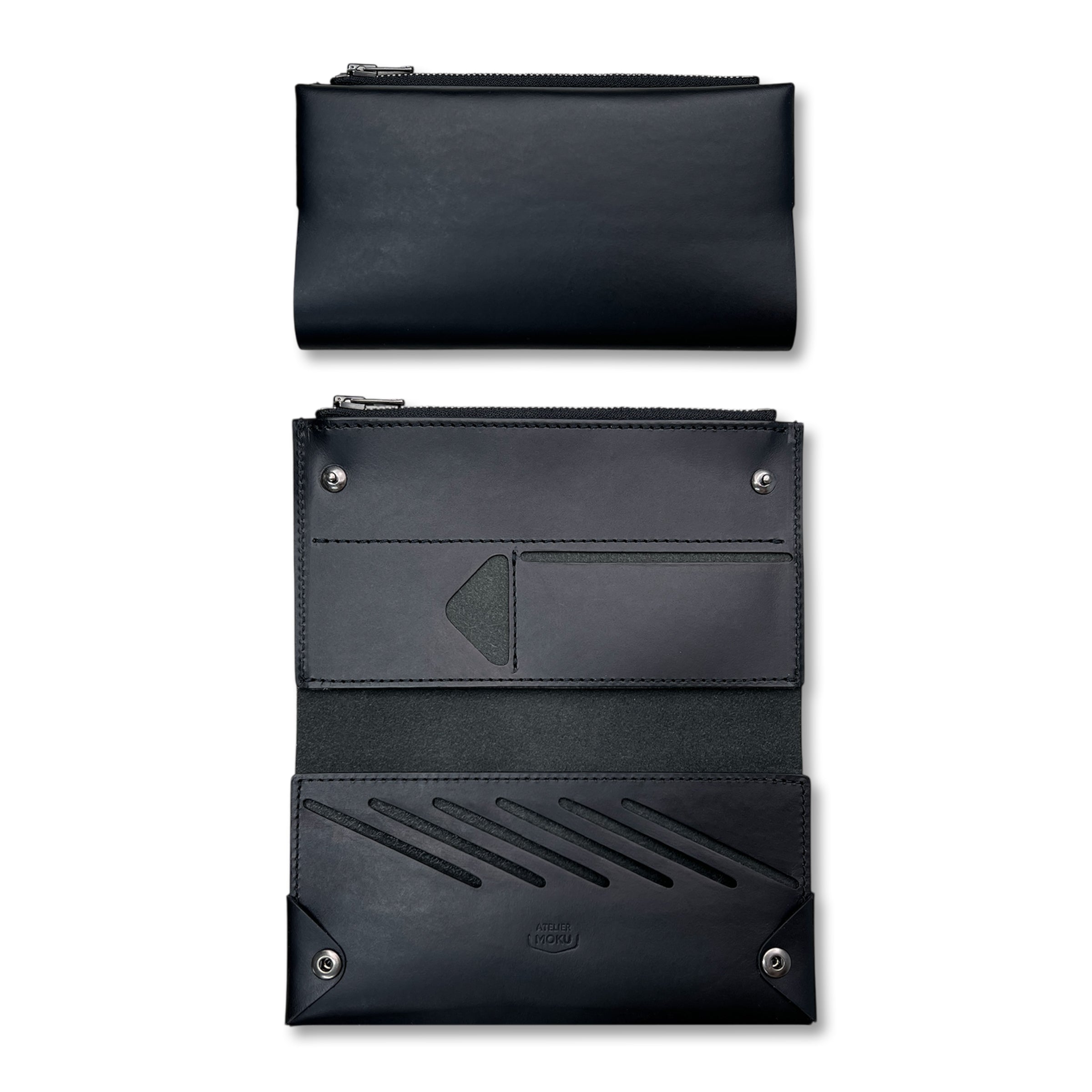 薄い財布 メンズ・レディース/小さく薄い長財布UNO ver.2 Buttero