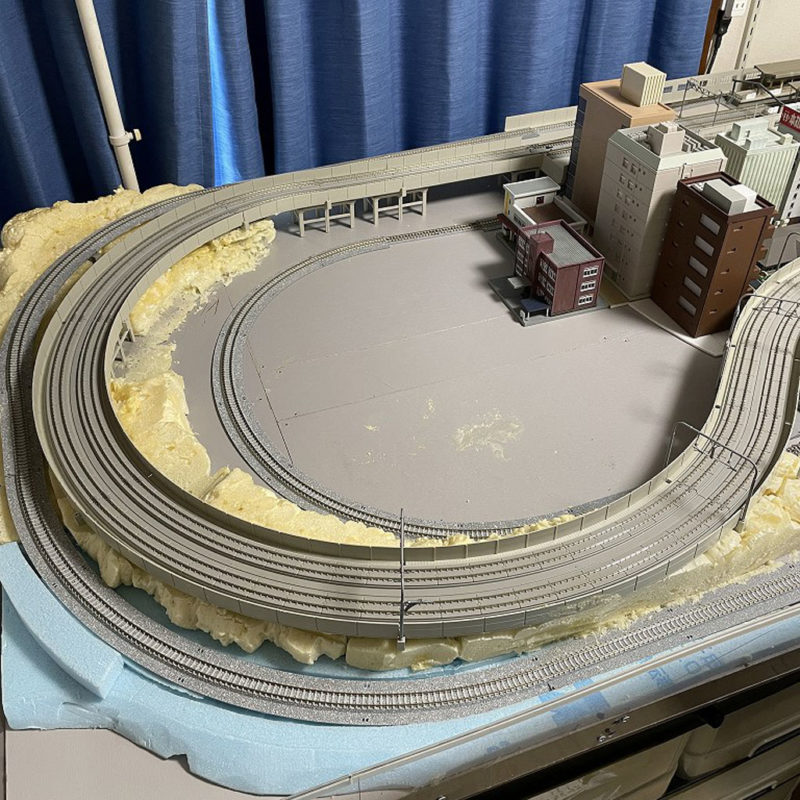 ジオラマの山とトンネルの制作（1） | 呑み鉄_唐あげ丸の気ままに鉄道模型