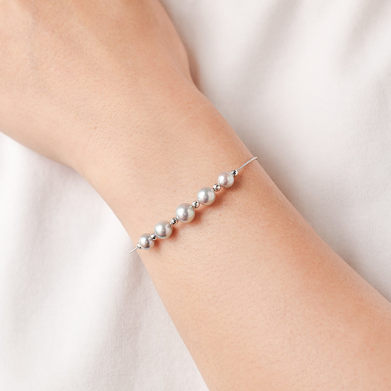 アコヤパールブレスレット 6.0-7.0mm 全長約18cm – 【公式】森パール