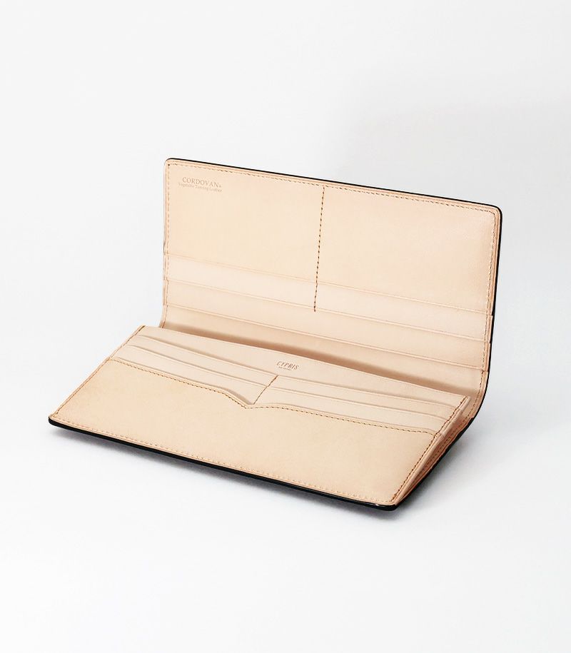 ササマチ長財布｜コードバン＆ベジタブルタンニンレザー |革製品CYPRIS