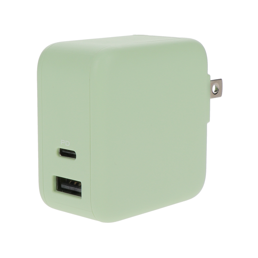 Power Delivery65W対応 USB-C×1ポート USB-A×1ポート 合計最大63W AC