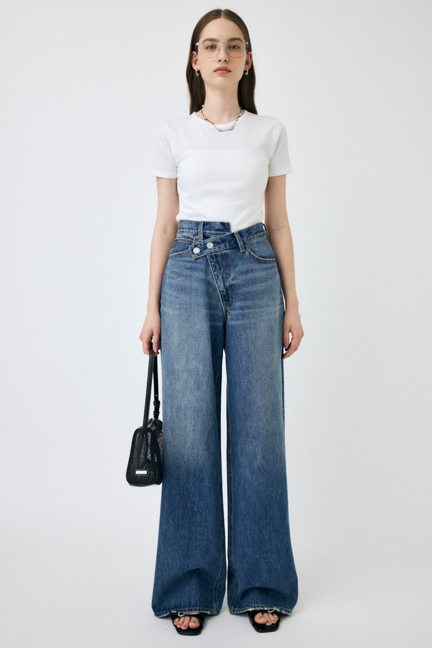 Cross Waist Wide Straight – MOUSSY