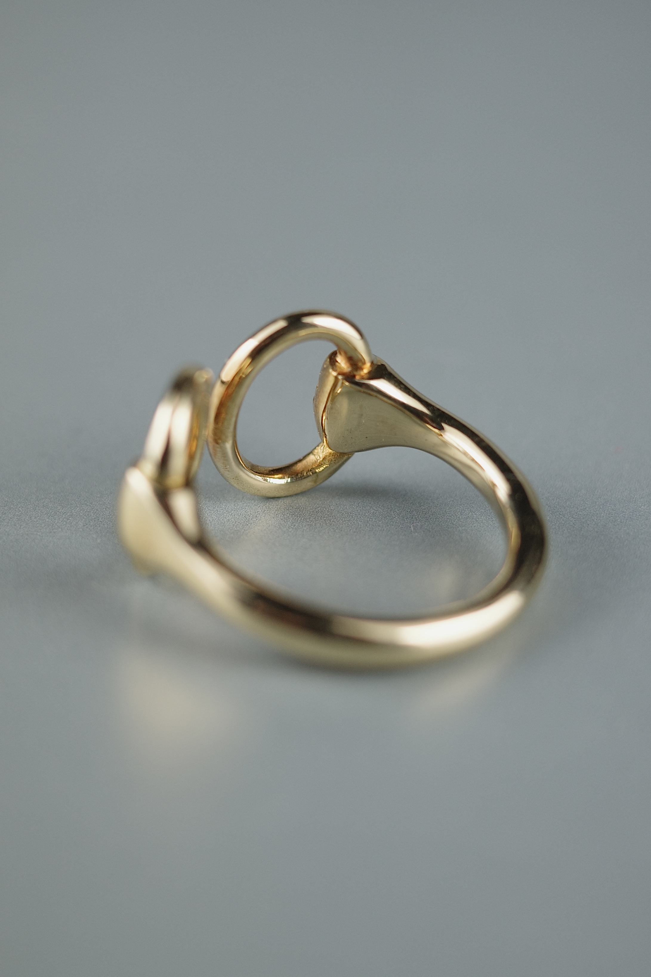 VINTAGE HERMÈS ナウシカ リング YG 13~14号 - mozme