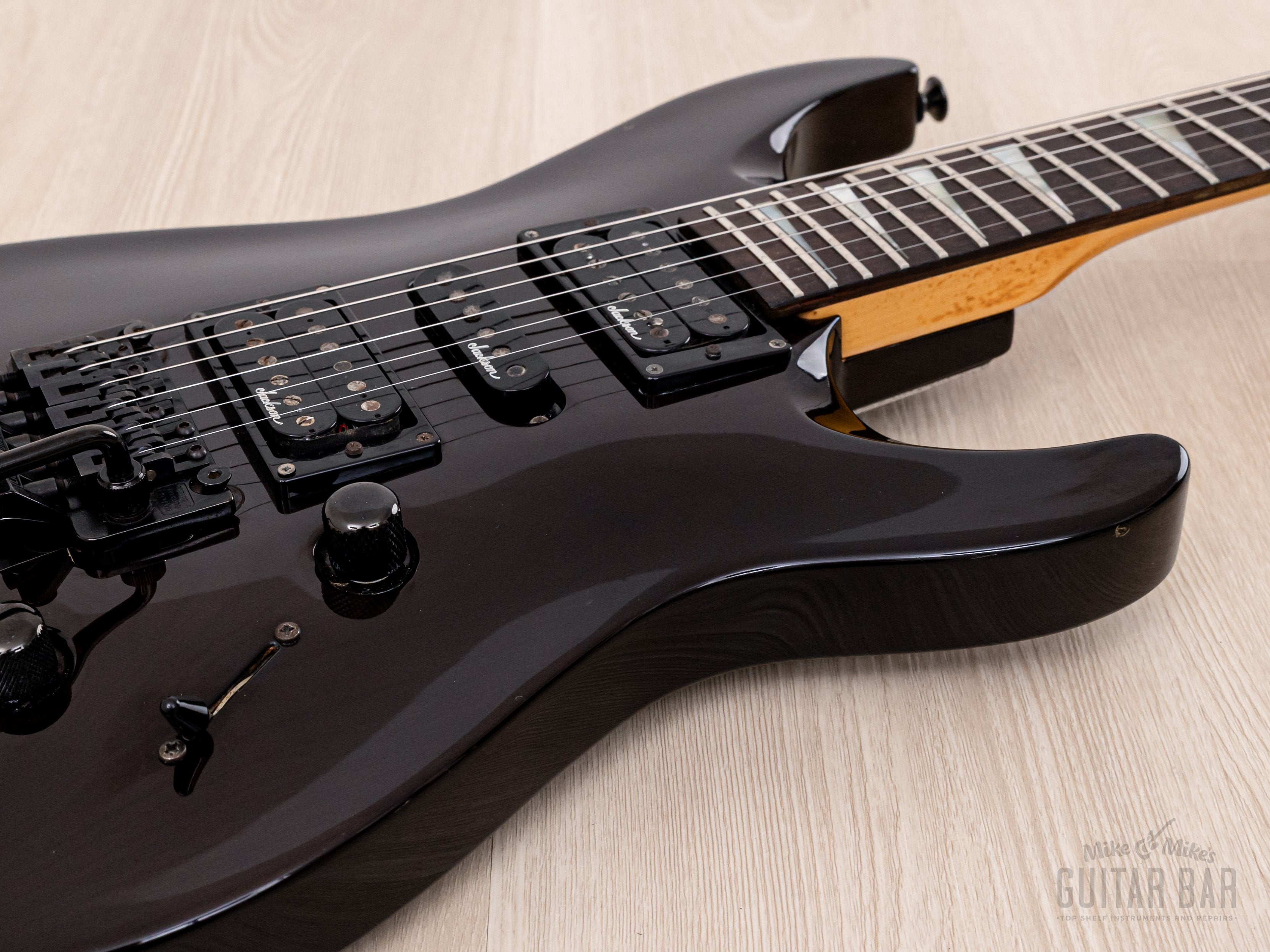 1990 Charvel by Jackson Dinky Arched-Top DKA-115-HSH See-Through Brown