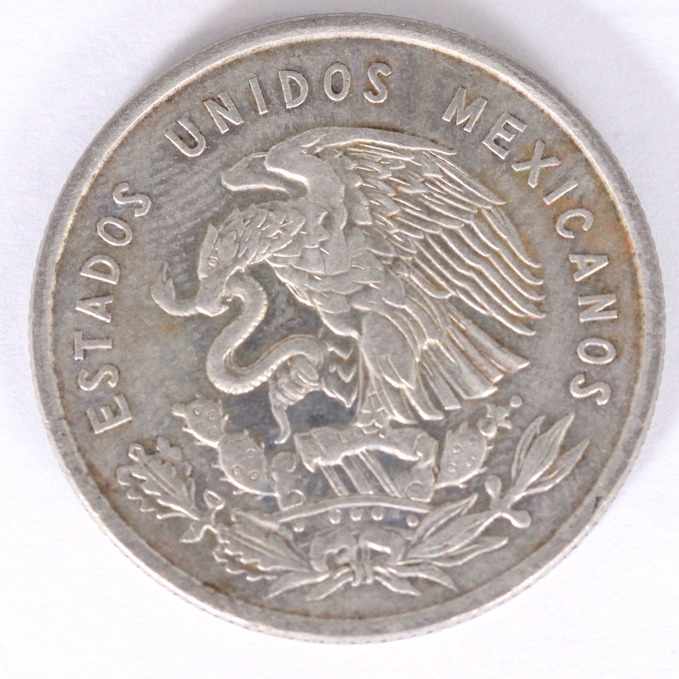 メキシコ 1951年 50センタボス 銀貨 AU | ミスターコインズ
