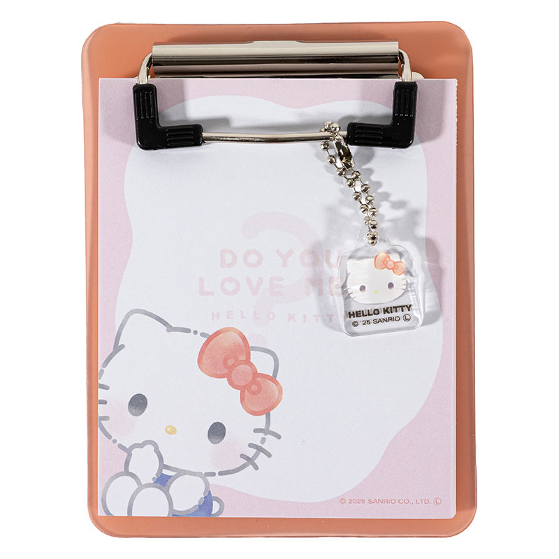 チャーム付き バインダーメモ ハローキティ ｜ ミスターマックス