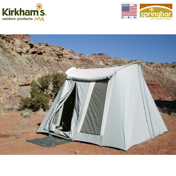 カーカムス（Kirkham's）】おしゃれにスプリングバーテントという選択