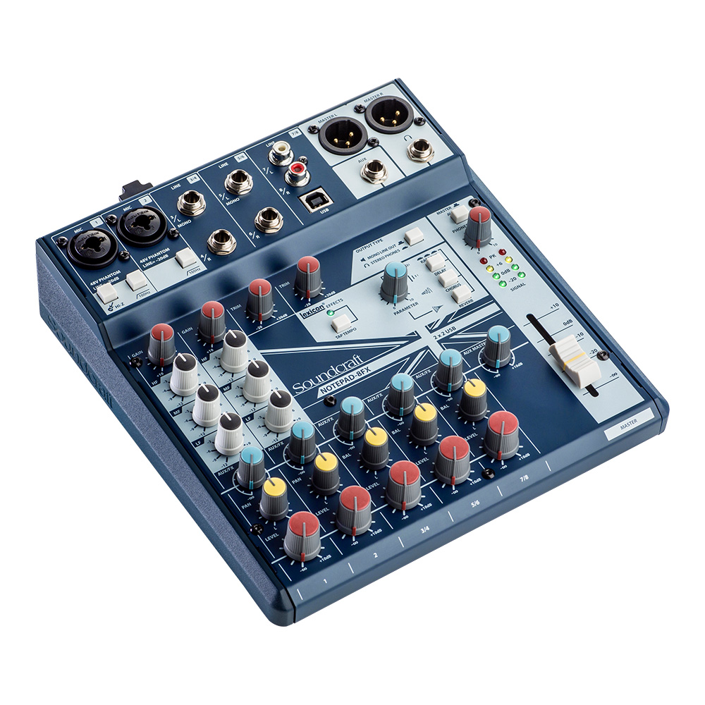 Soundcraft Notepad-8FX｜ミュージックランドKEY