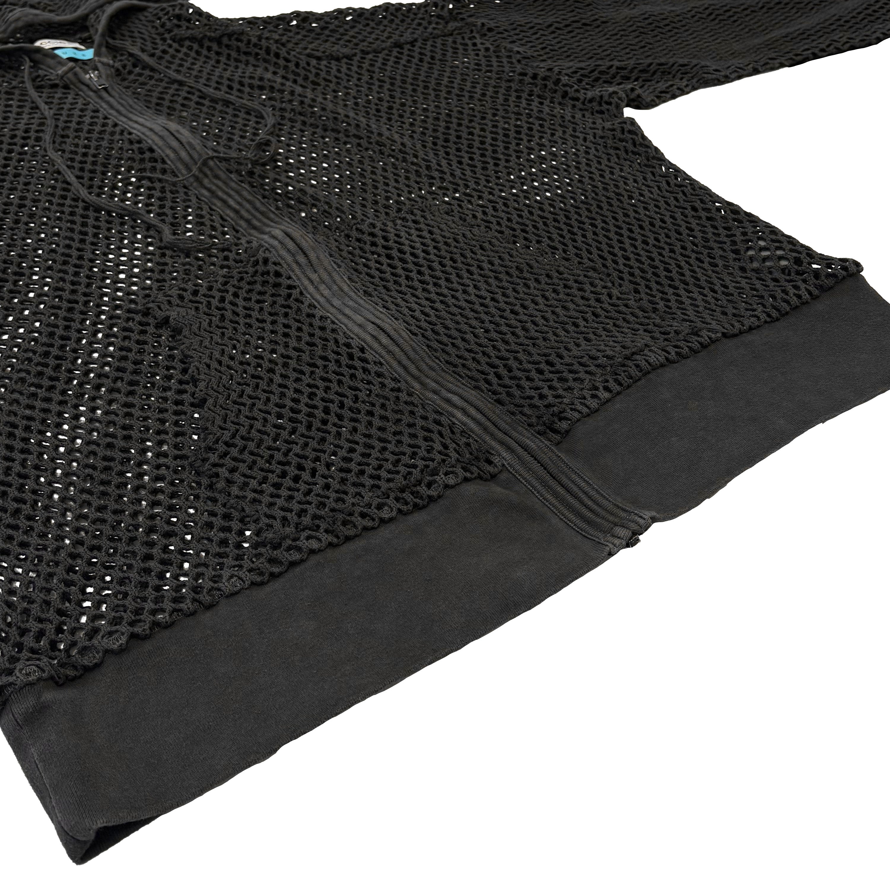 MUZE TURQUOISE LABEL × FACCIES -【Skeleton Mesh Zip PK(EX.BLACK