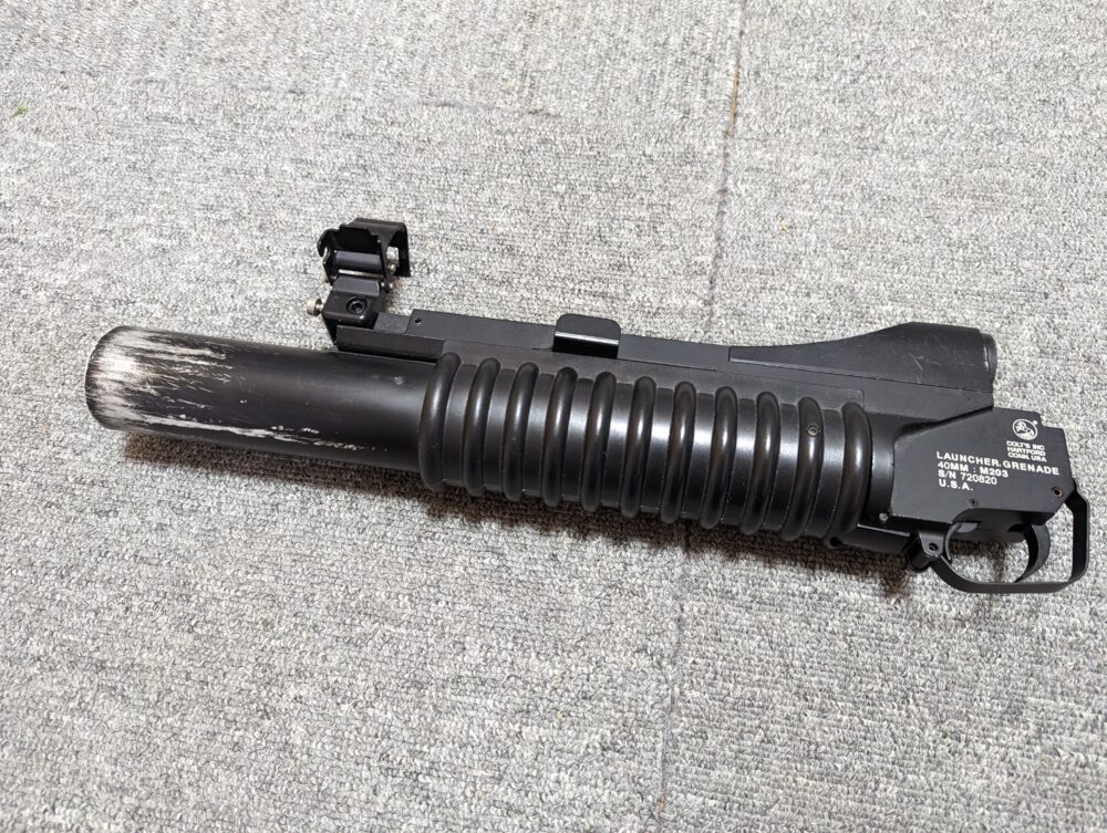 M16A4にM203グレネードランチャーを取り付けてみた