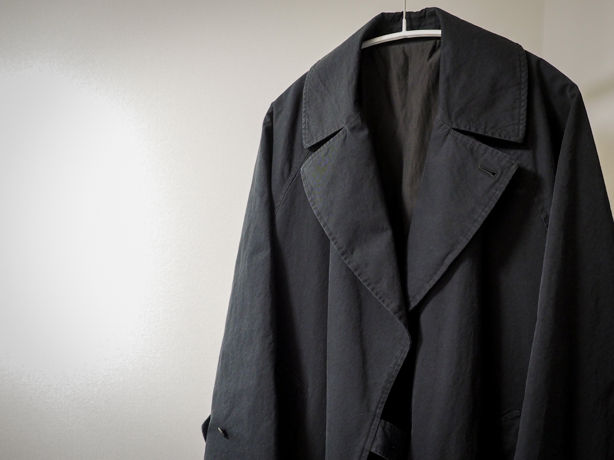 COMOLI ウォッシュドタイロッケンコート | めもぶろ