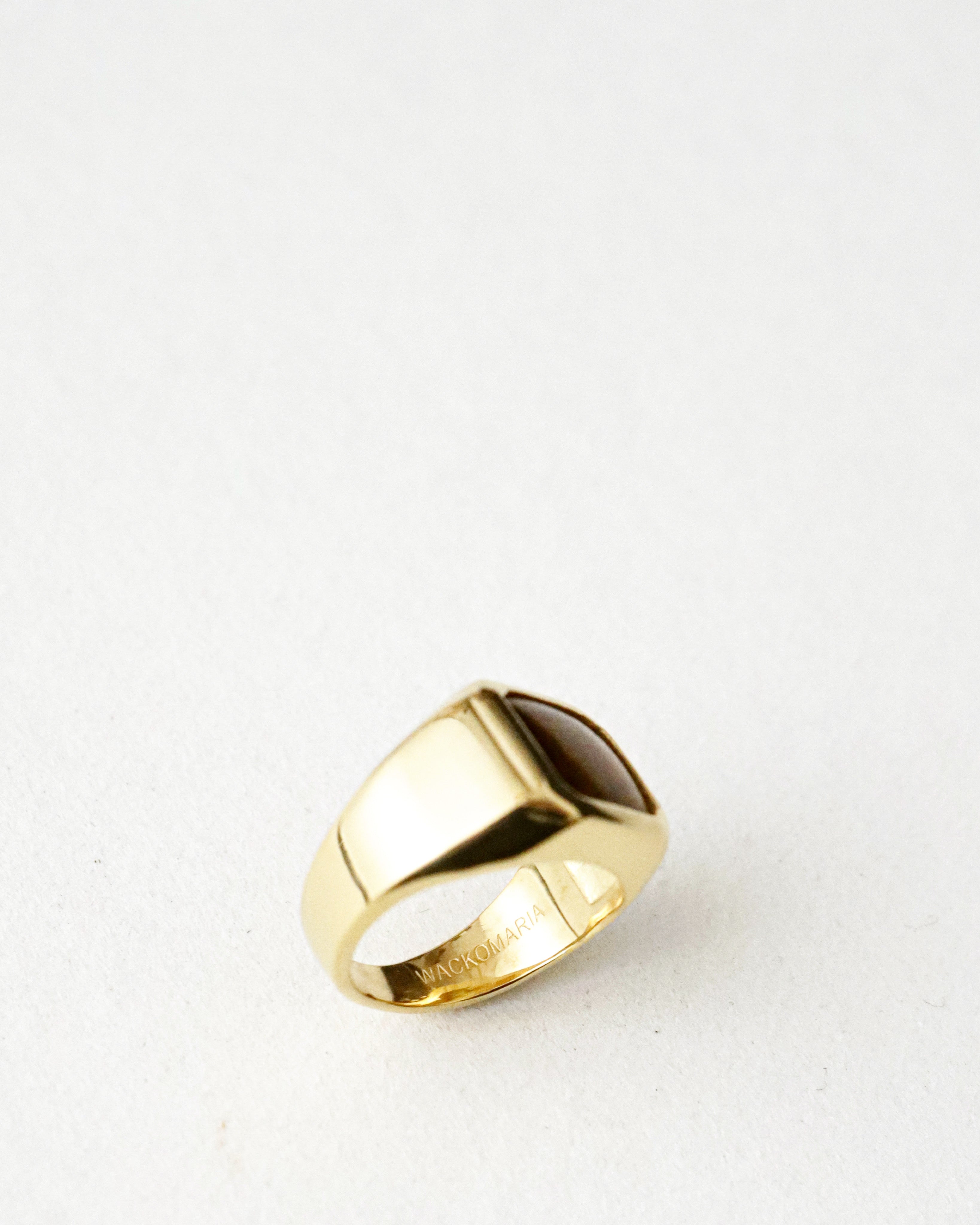 WACKO MARIA TIGER'S EYE SIGNET RING – NCNR ONLINE STORE