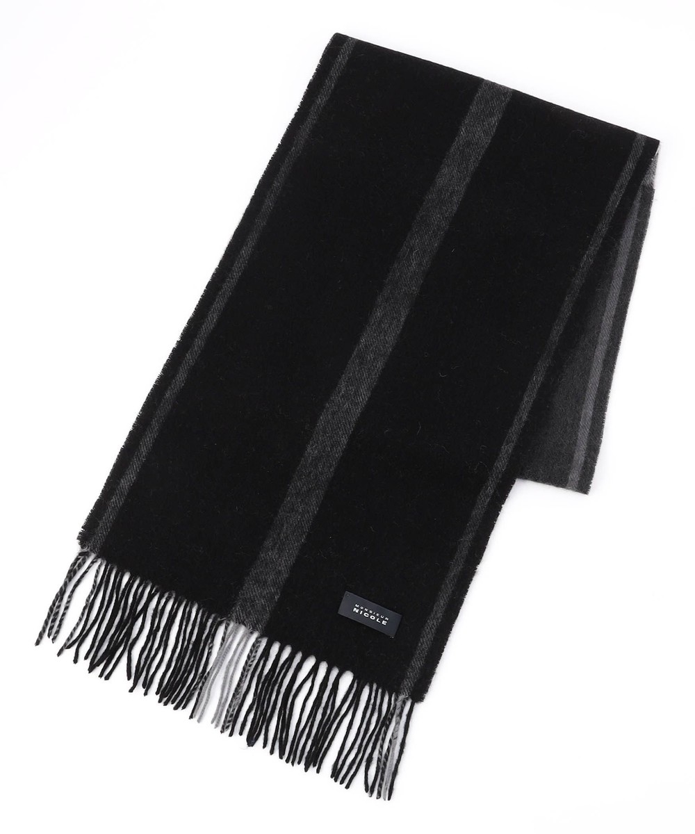 カシミヤブレンド チェックマフラー｜ファッション雑貨｜ニコル公式