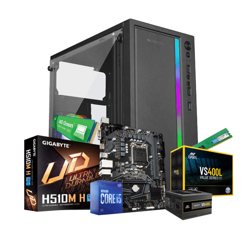 Prebuild PC Full Set Intel Core i5 10400 | MSI H510M Motherboard
