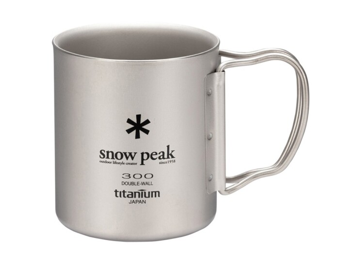 snow peak スノーピーク チタンダブルマグ300ml フォールディング